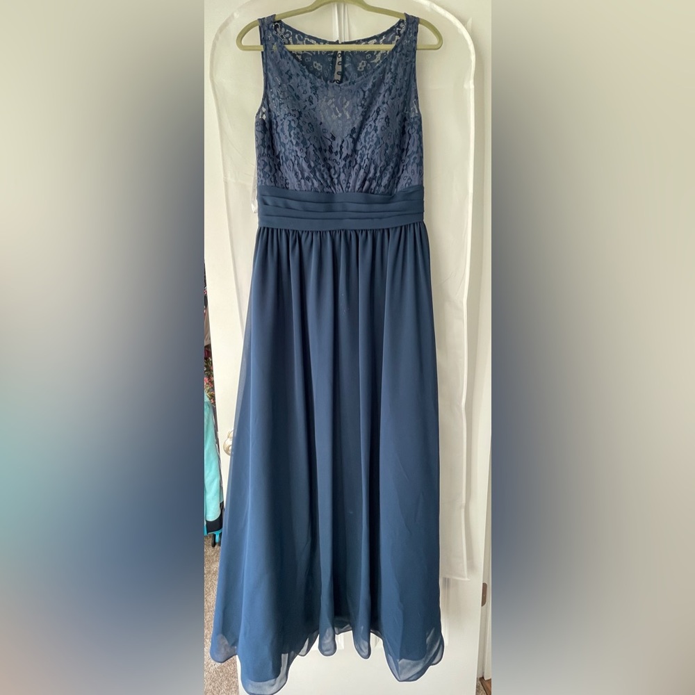 Christina Wu Navy Gown